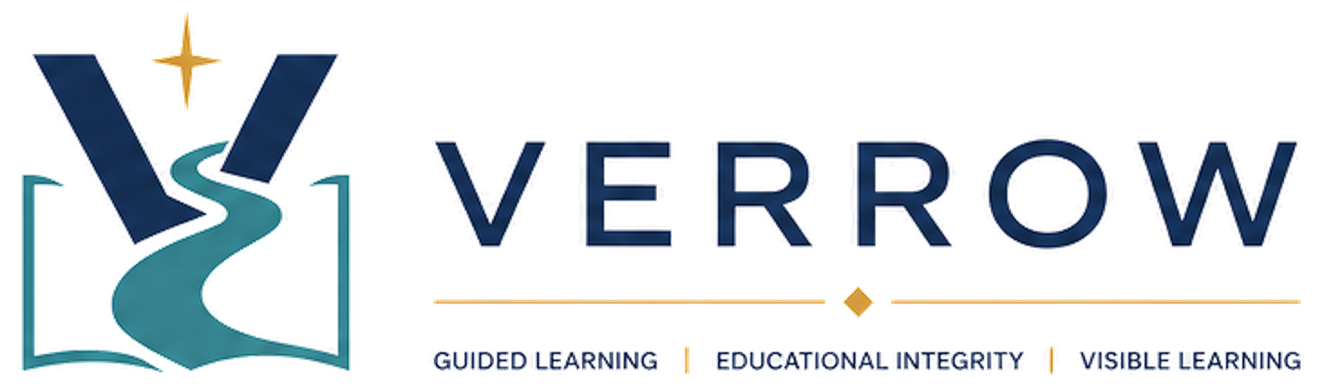 Verrow — Guided Learning, Educational Integrity, Visible Learning
